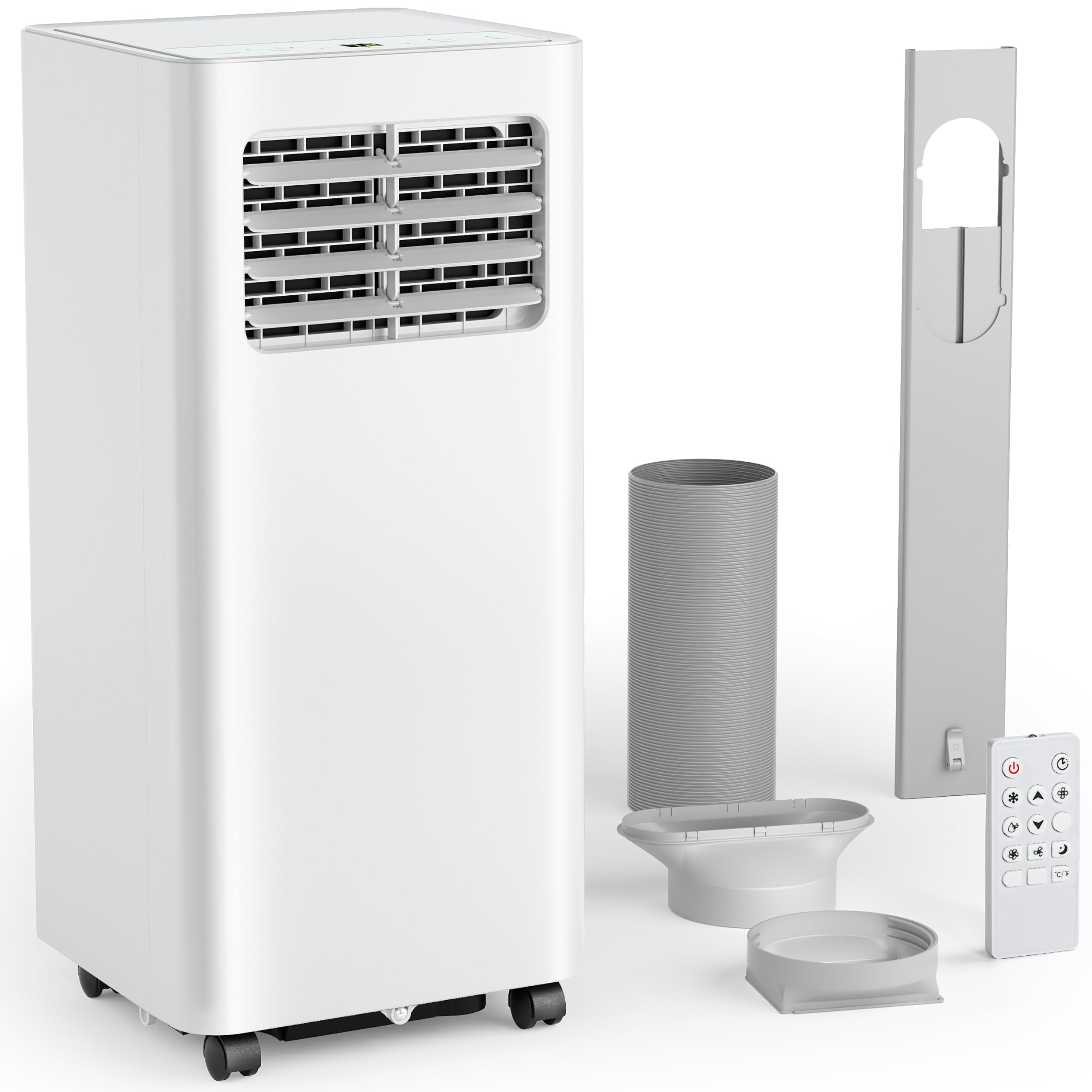 9000 BTU Portable Air Conditioner Dehumidifier Sleep Mode Remote Control