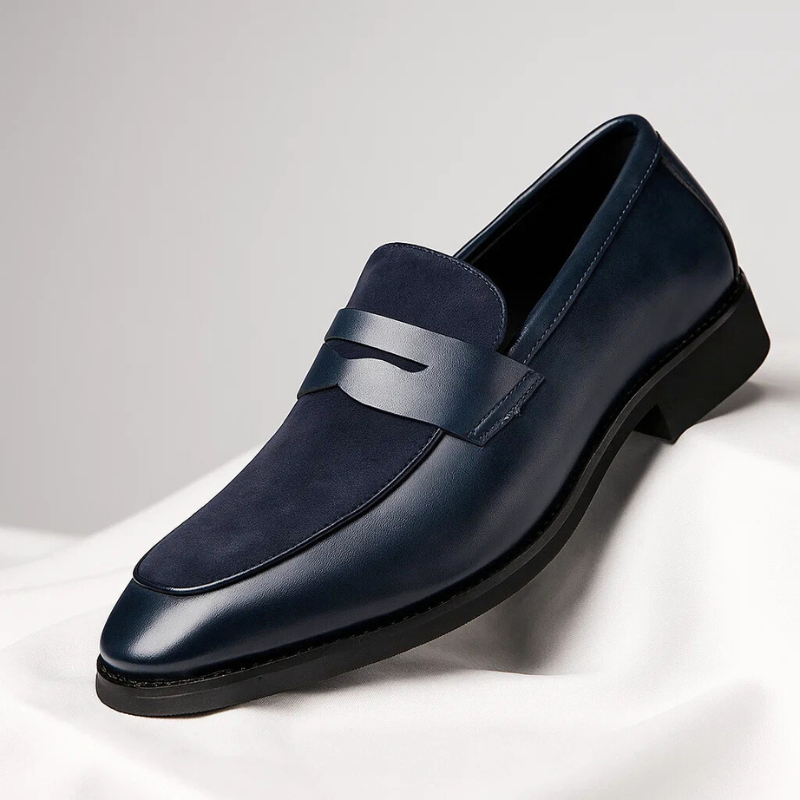 SUEDE PENNY LOAFERS FOR MEN