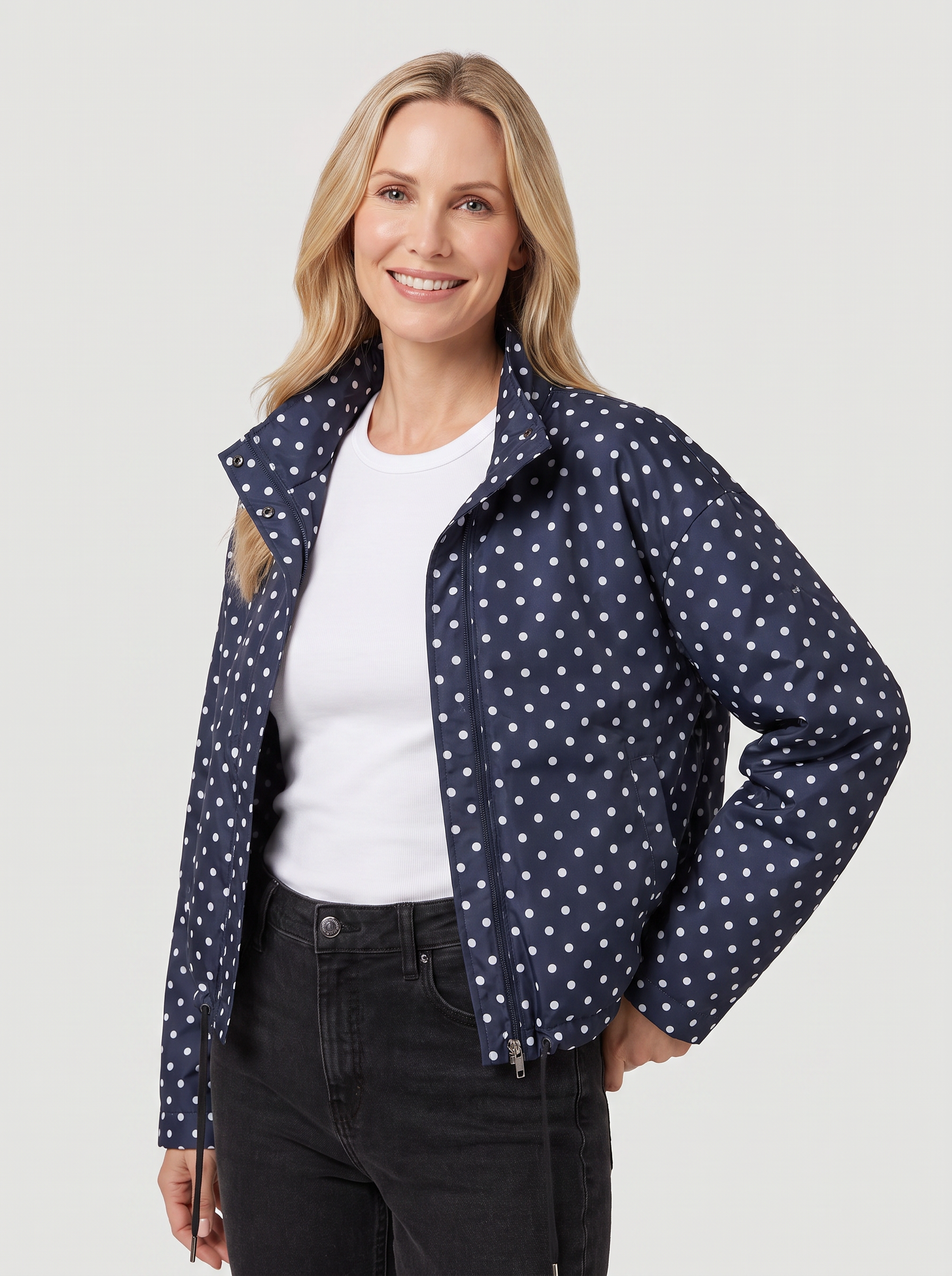 Navy|three-quarter