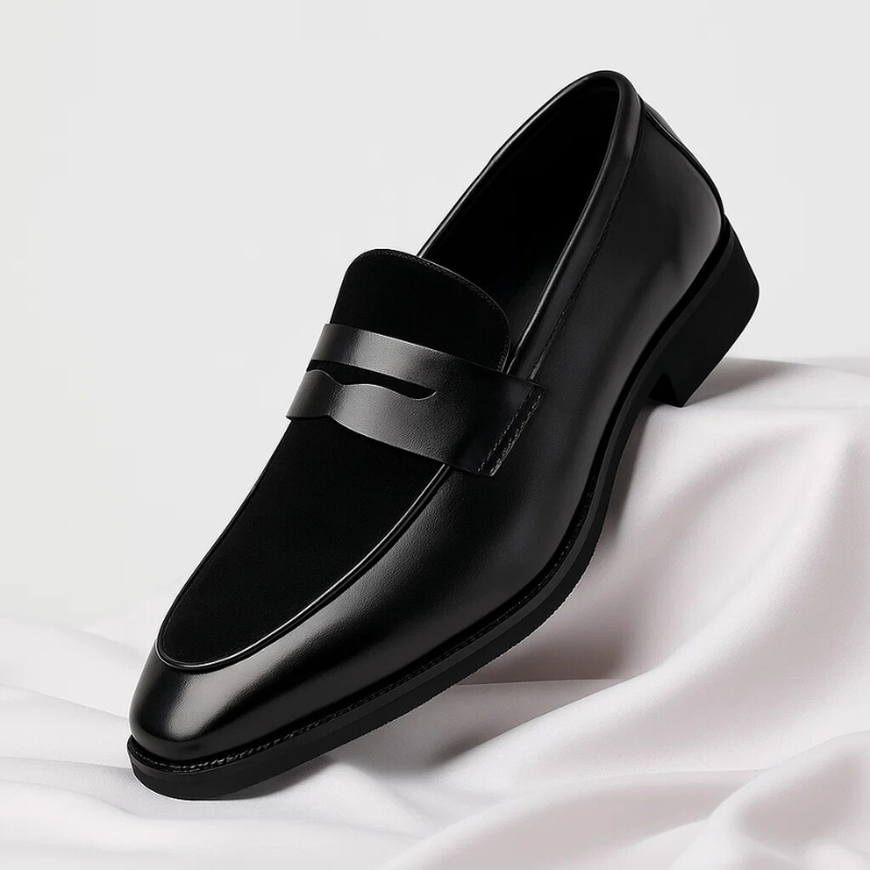 SUEDE PENNY LOAFERS FOR MEN
