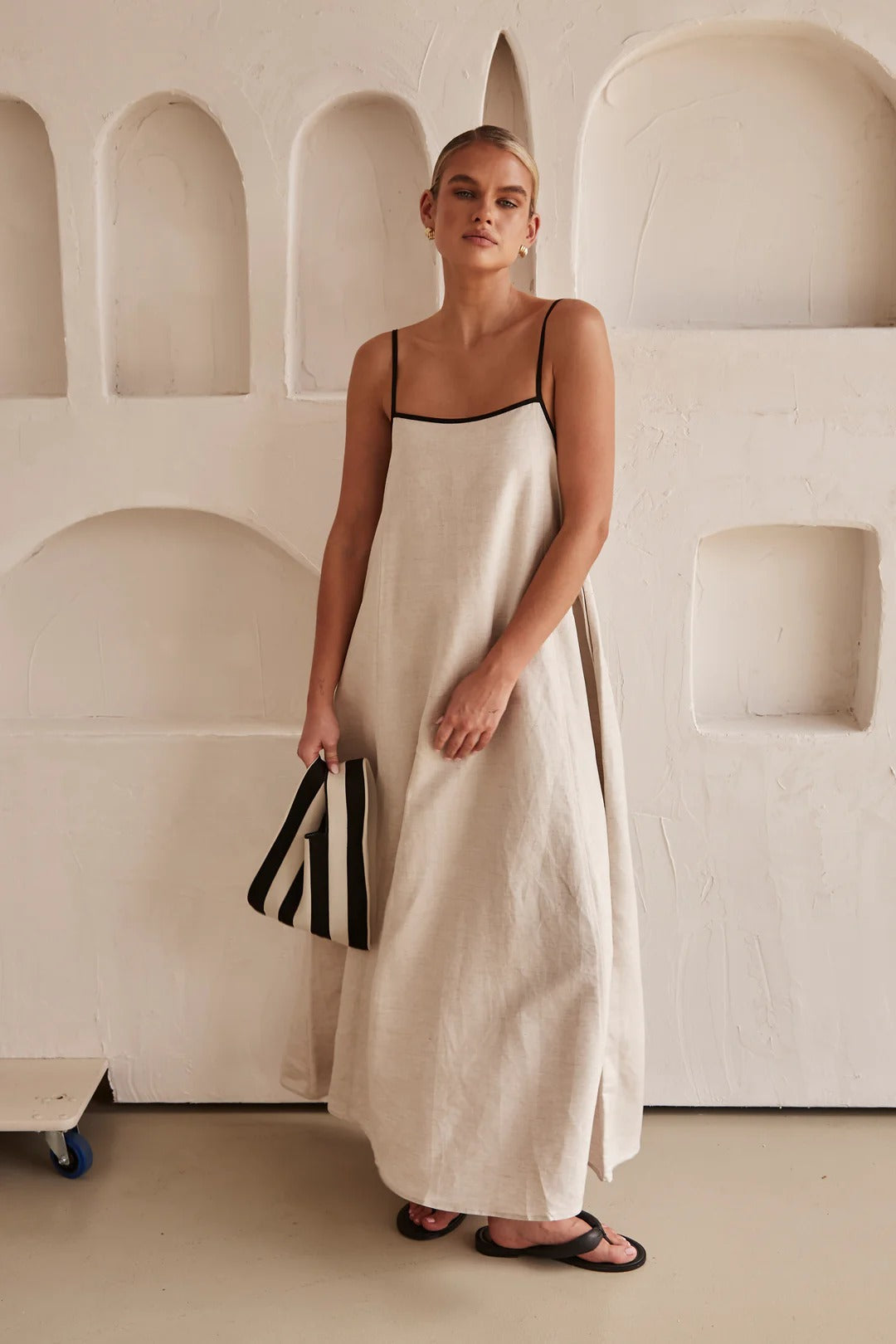 Women's Maxi Spaghetti Strap Dress | Summer Style | Amber Color