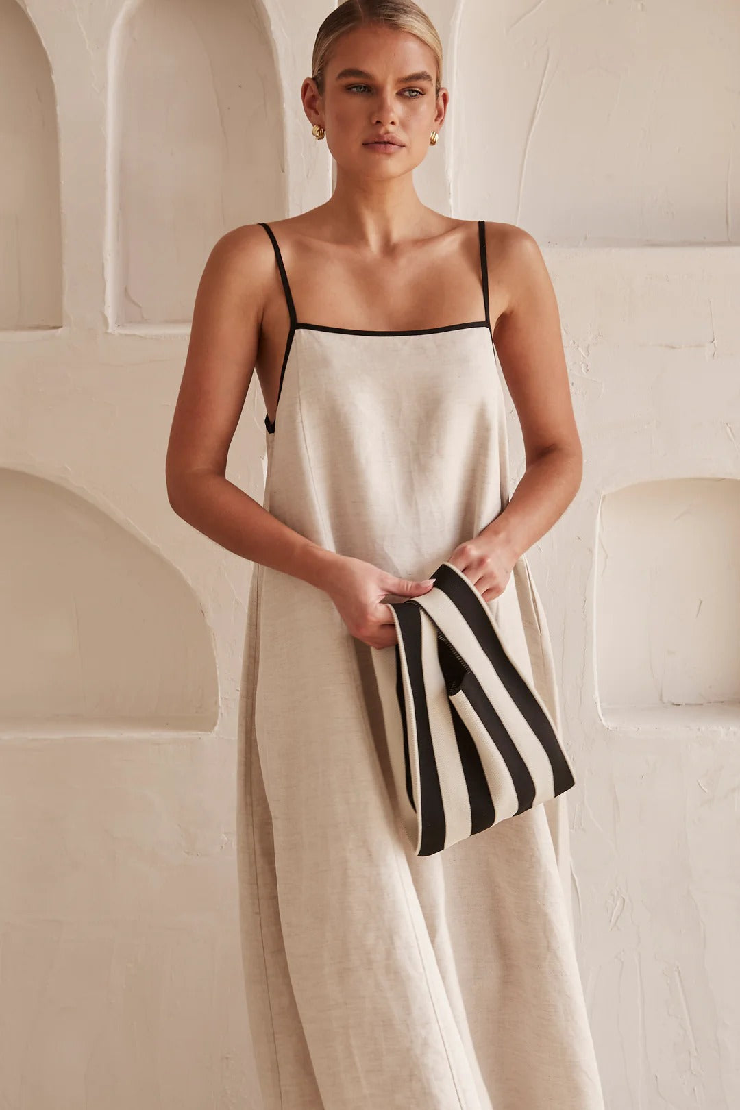 Women's Maxi Spaghetti Strap Dress | Summer Style | Amber Color