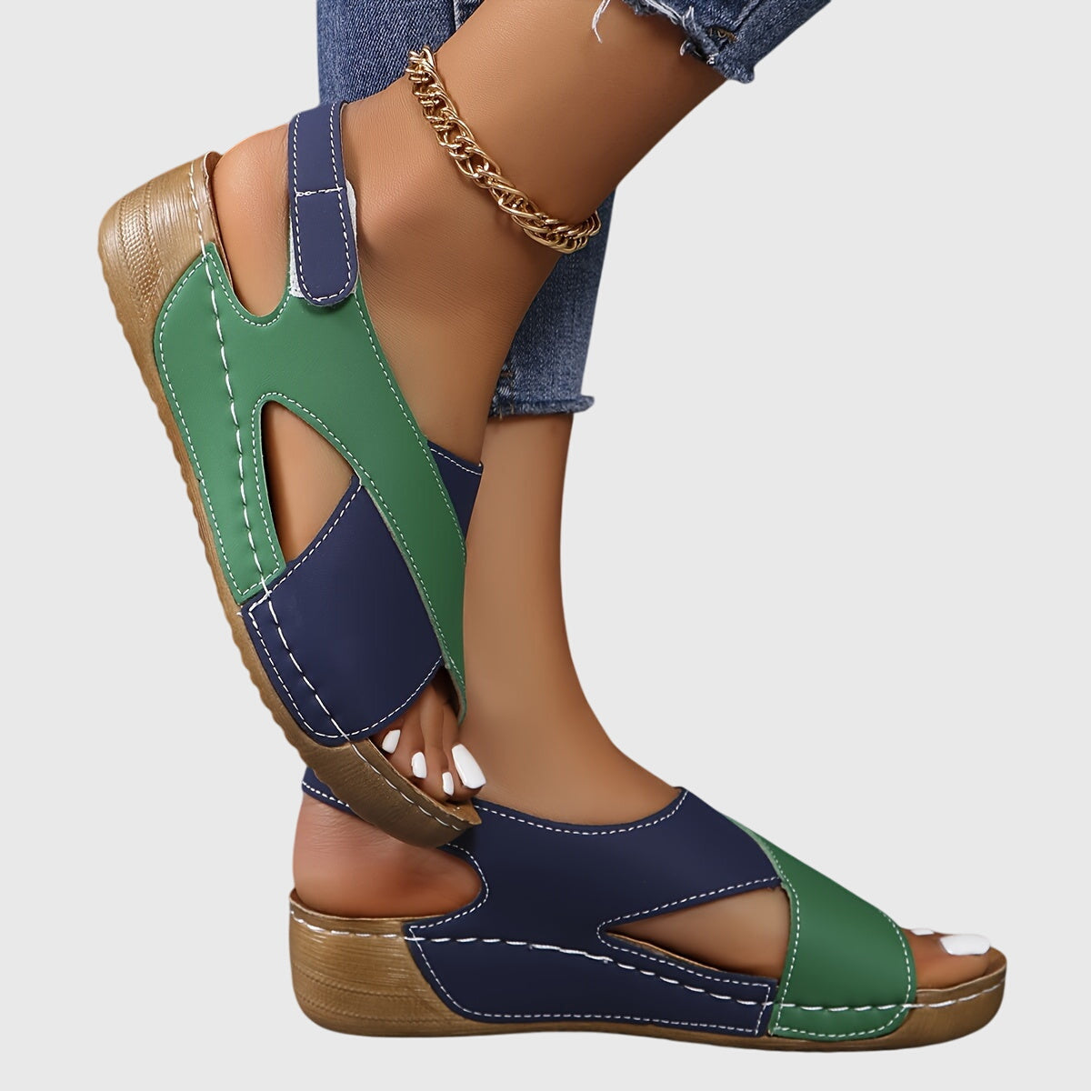 Women's Orthopedic Sandals Adjustable Straps Ergonomic Support Casual Style