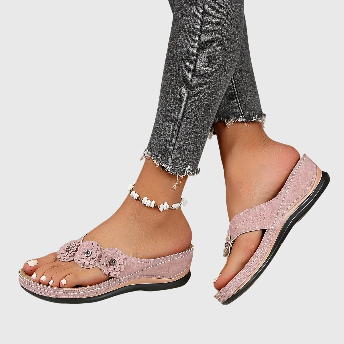 Women's Orthopedic Flip Flops Arch Support Casual Beach Sandals