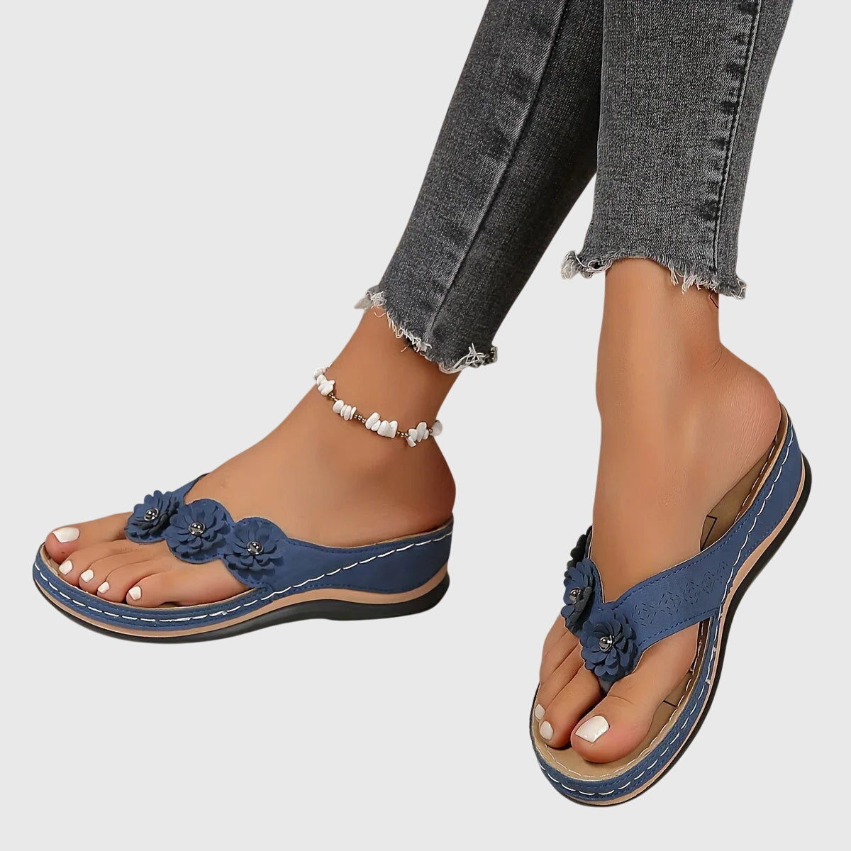 Women's Orthopedic Flip Flops Arch Support Casual Beach Sandals