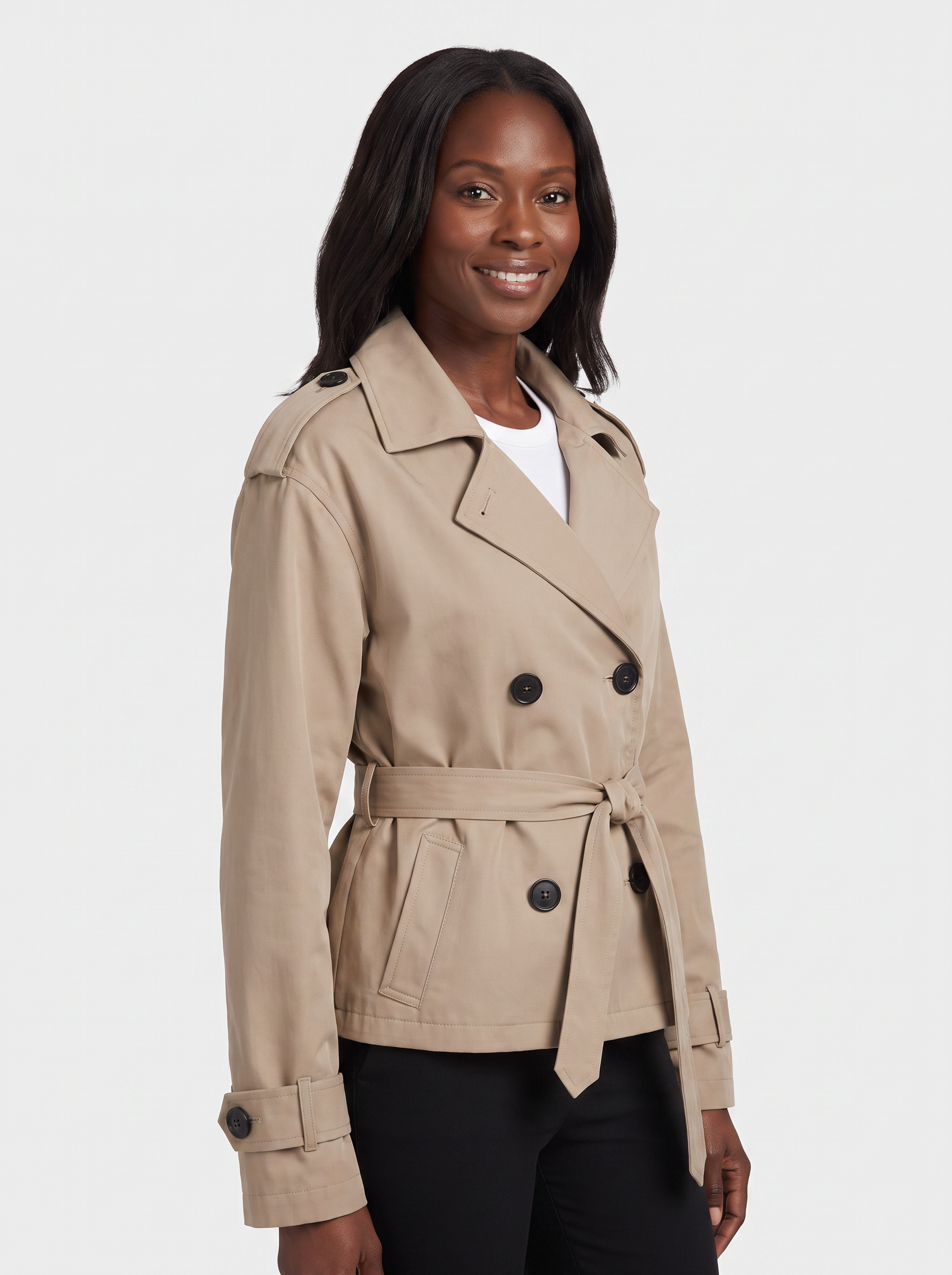 Beige|three-quarter