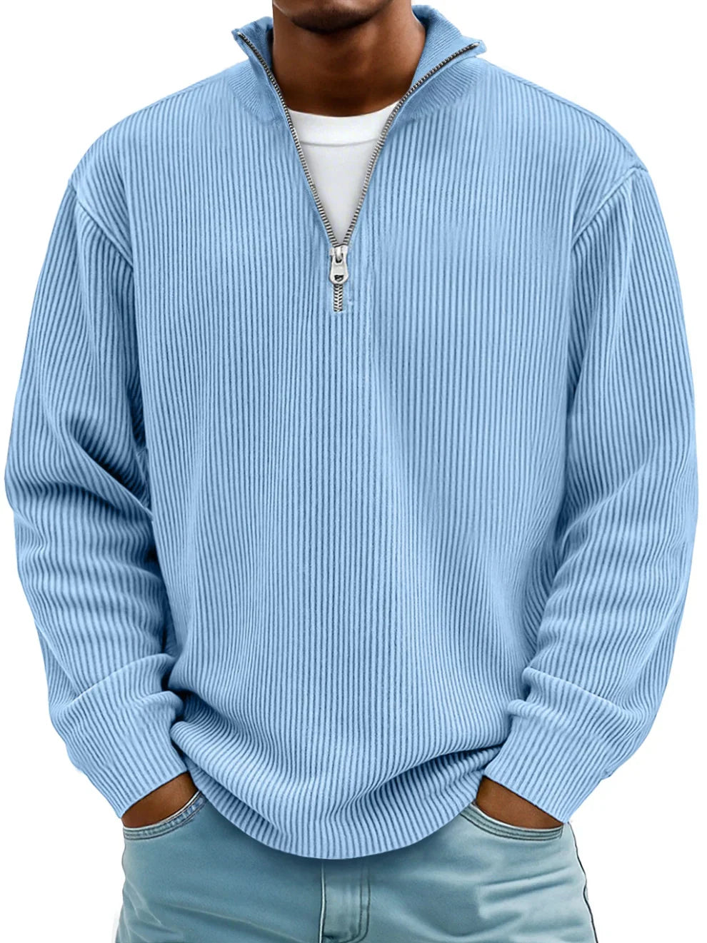 TRENDY ZIP SWEATER