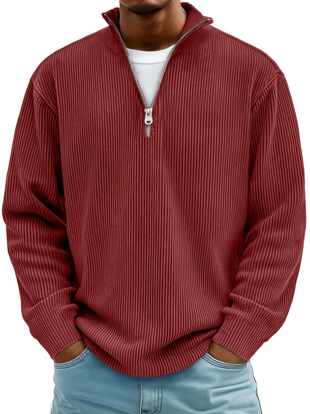 TRENDY ZIP SWEATER
