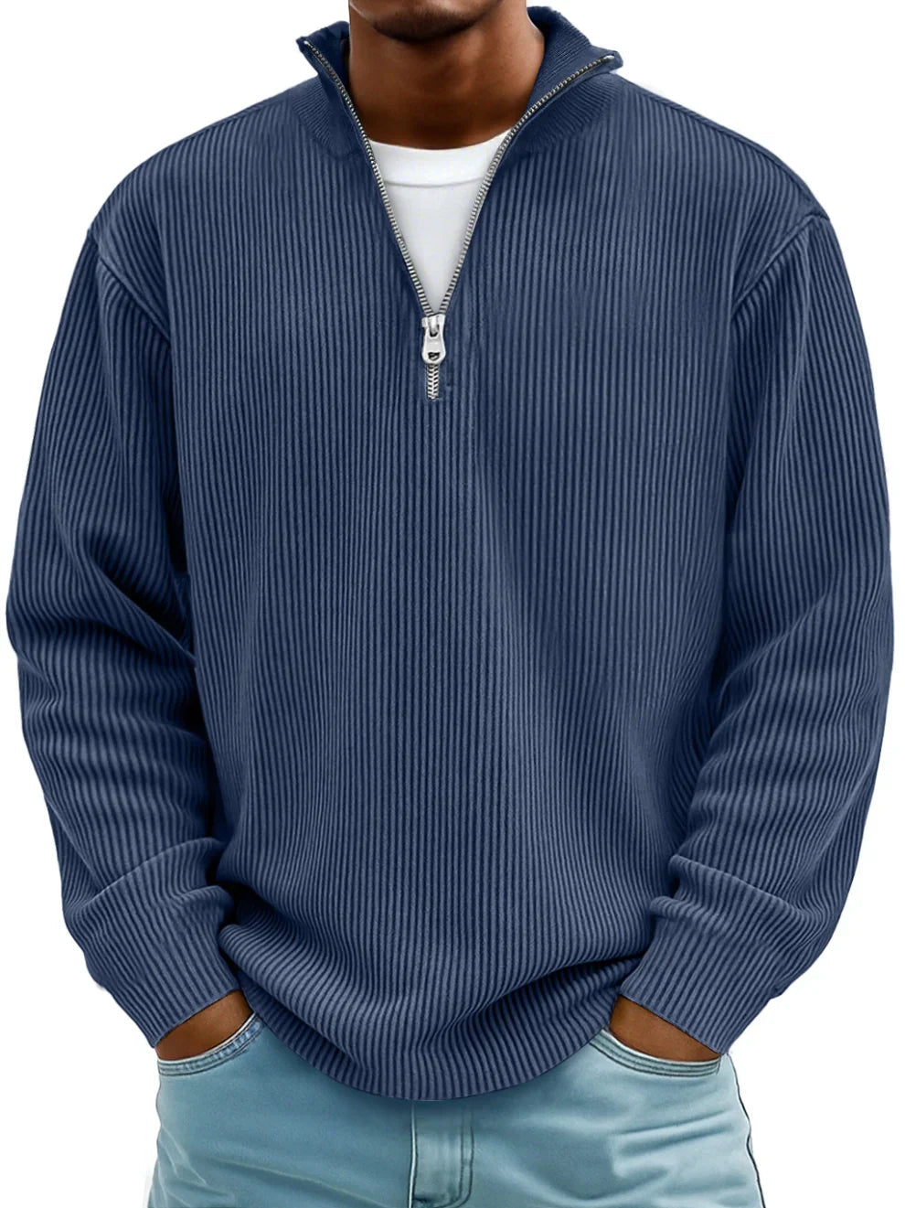 TRENDY ZIP SWEATER