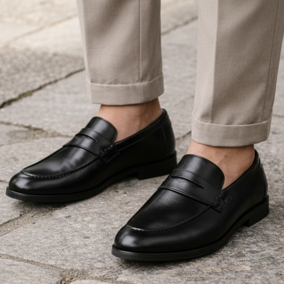 Loafer Faux Leather Slip On Low Cut