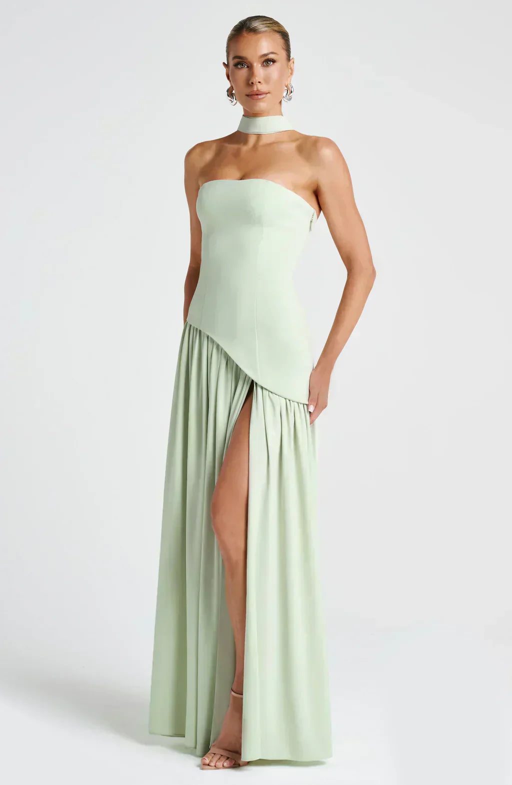 Women's Maxi Dress Asymmetric High Slit