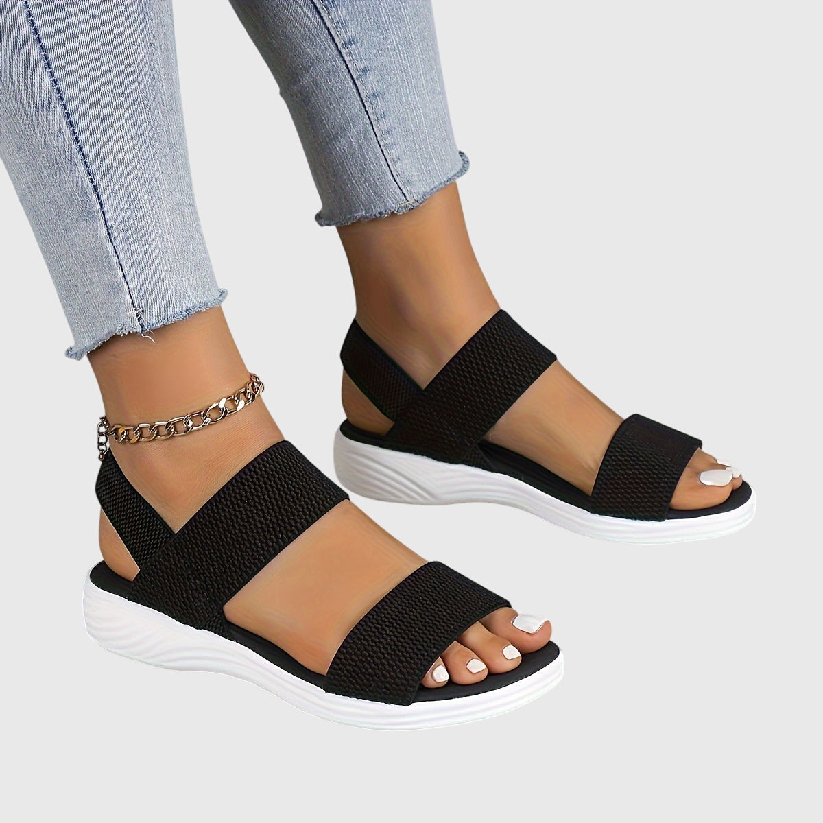 Women's Orthopedic Stretch Sandals | Cushioned | Casual Footwear