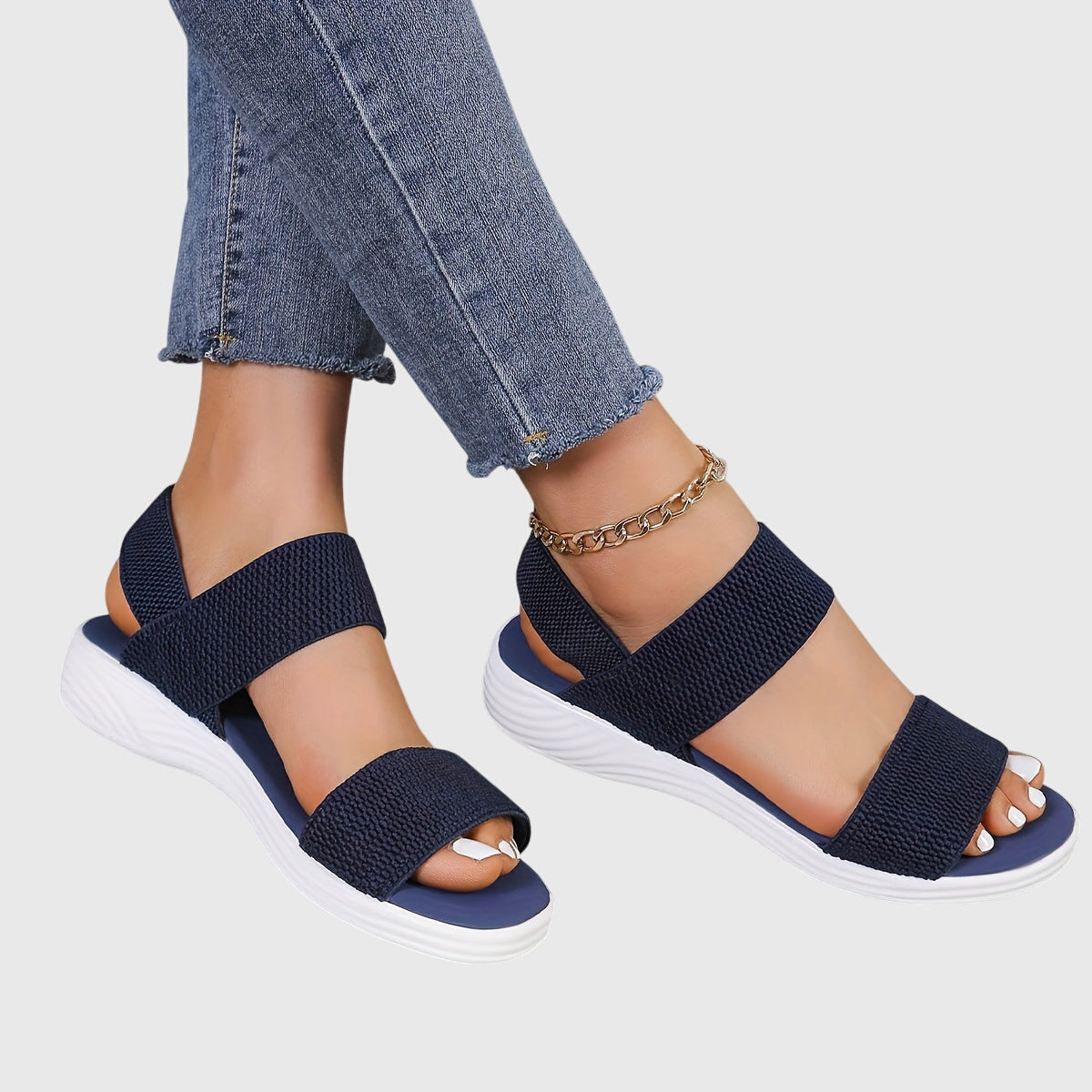 Women's Orthopedic Stretch Sandals | Cushioned | Casual Footwear