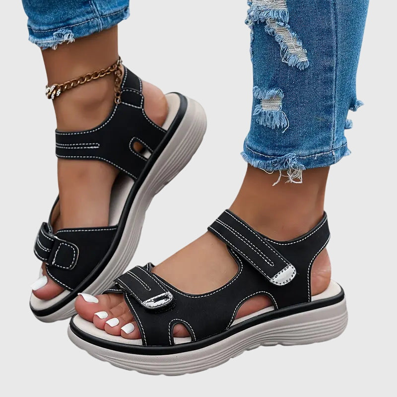 Women's Orthopedic Sandals Cushioned Soles Wide Toe Box Non-Slip Casual