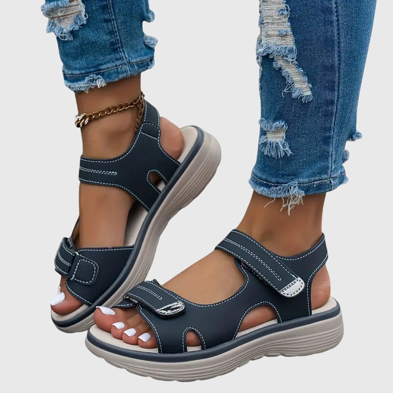 Women's Orthopedic Sandals Cushioned Soles Wide Toe Box Non-Slip Casual