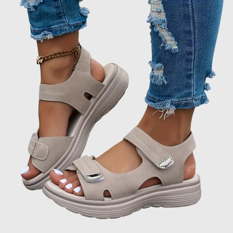 Women's Orthopedic Sandals Cushioned Soles Wide Toe Box Non-Slip Casual