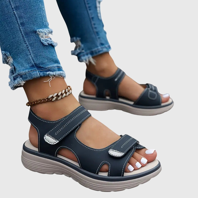 Women's Orthopedic Sandals Cushioned Soles Wide Toe Box Non-Slip Casual