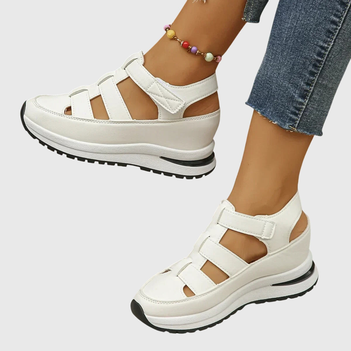 Women's Orthopedic Sandals Adjustable Straps Casual Footwear