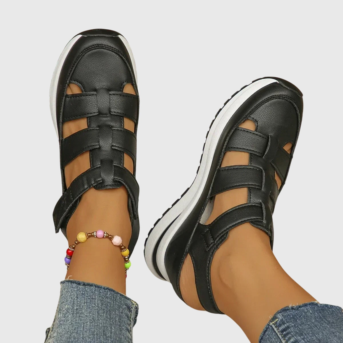 Women's Orthopedic Sandals Adjustable Straps Casual Footwear