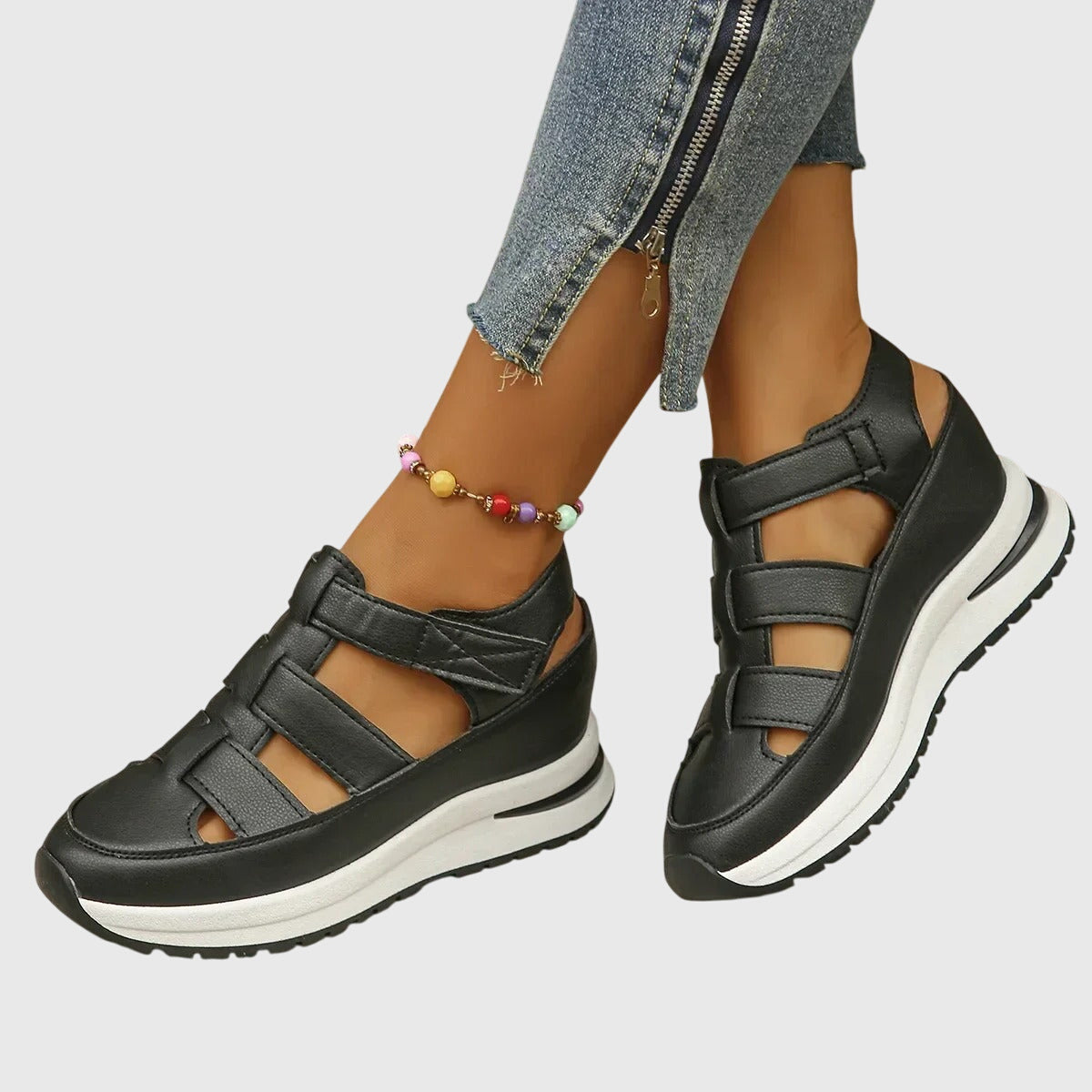 Women's Orthopedic Sandals Adjustable Straps Casual Footwear