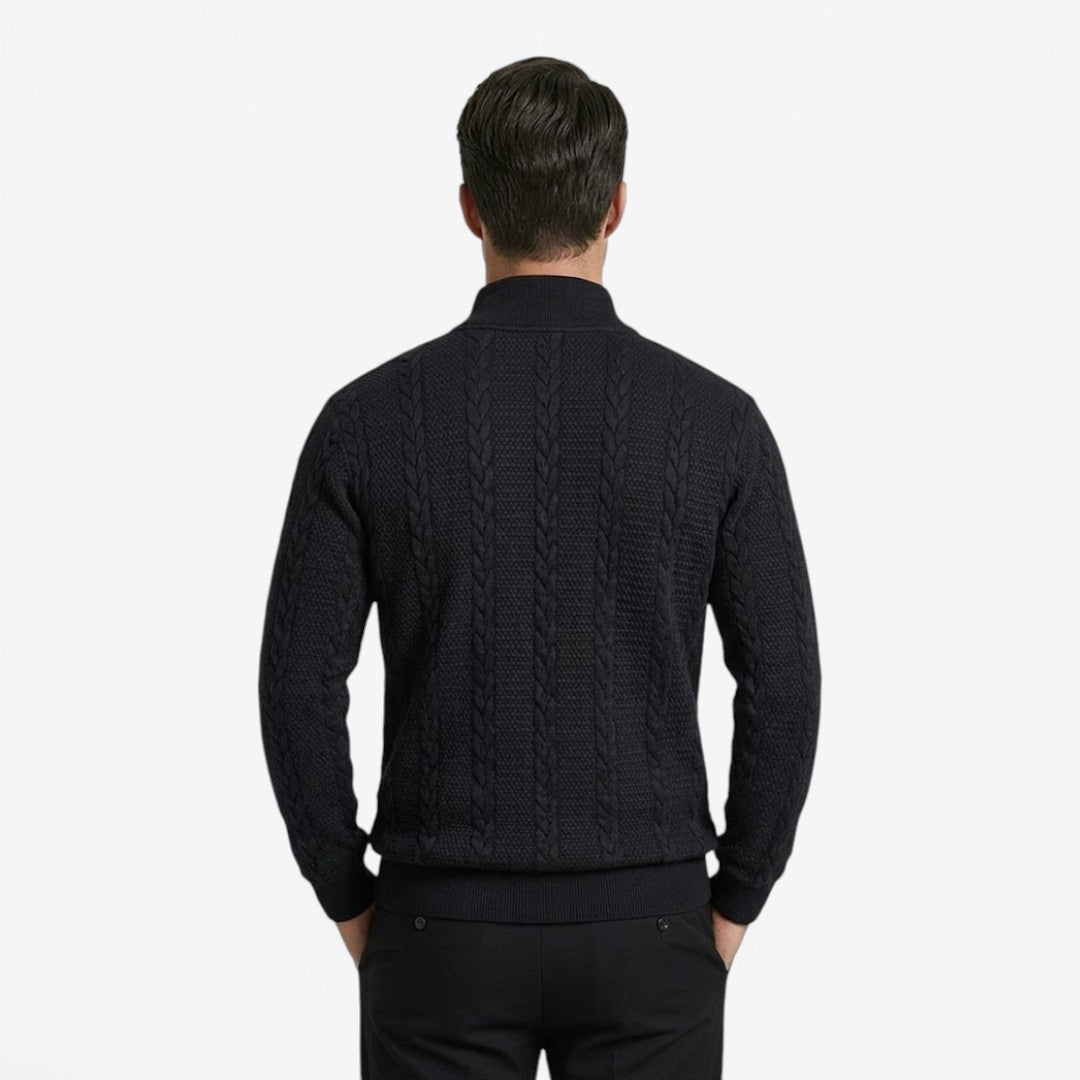 Jorvalore | Men's Jacquard Knit Jumper Soft Warm Everyday