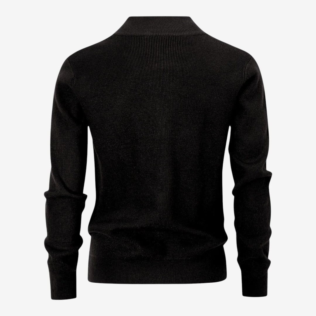 Jorvalore | Men's Luxury Full Zip Knit Cardigan for Winter