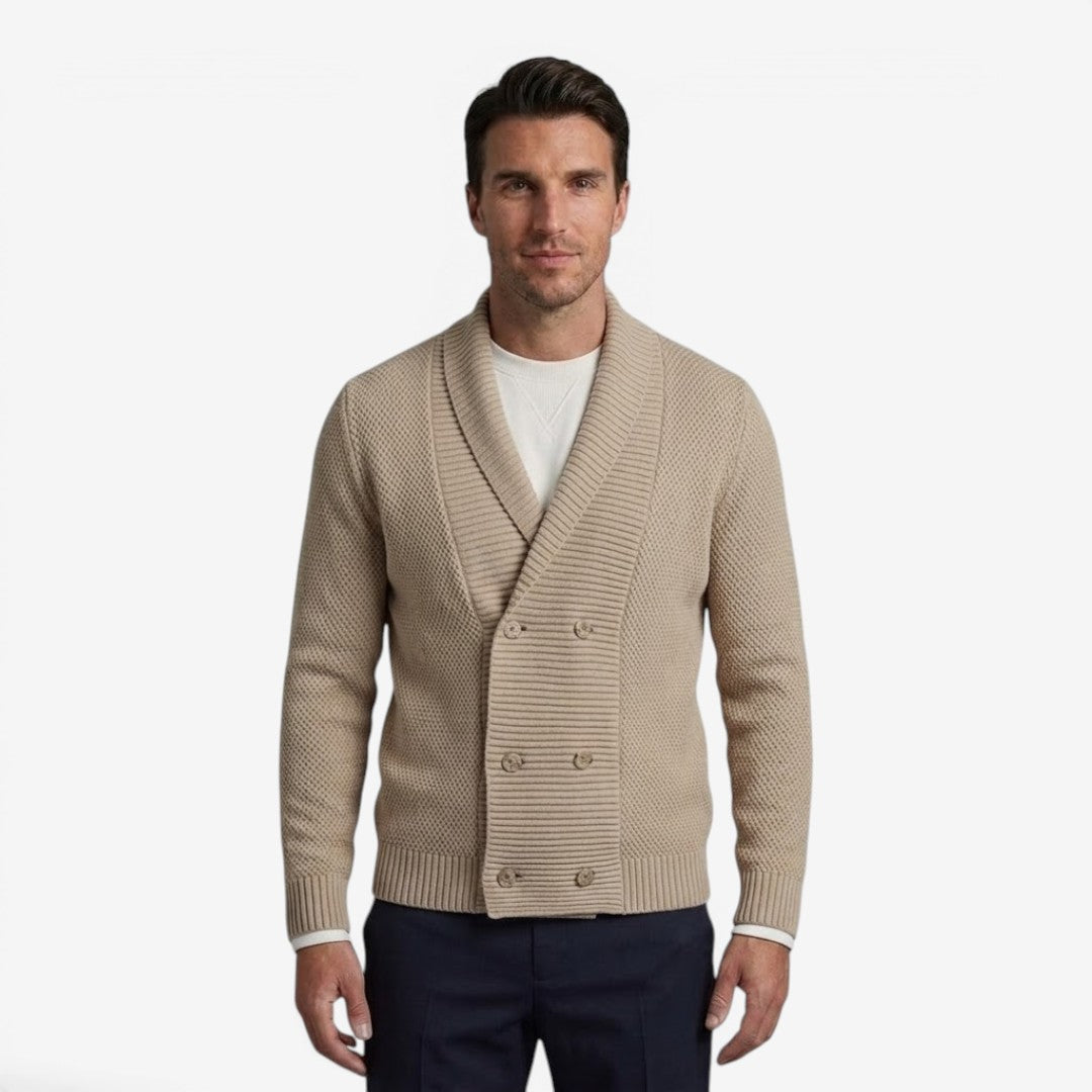 Jorvalore | Men's Shawl Collar Knit Cardigan for Everyday Comfort