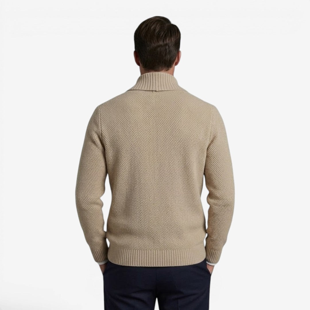 Jorvalore | Men's Shawl Collar Knit Cardigan for Everyday Comfort
