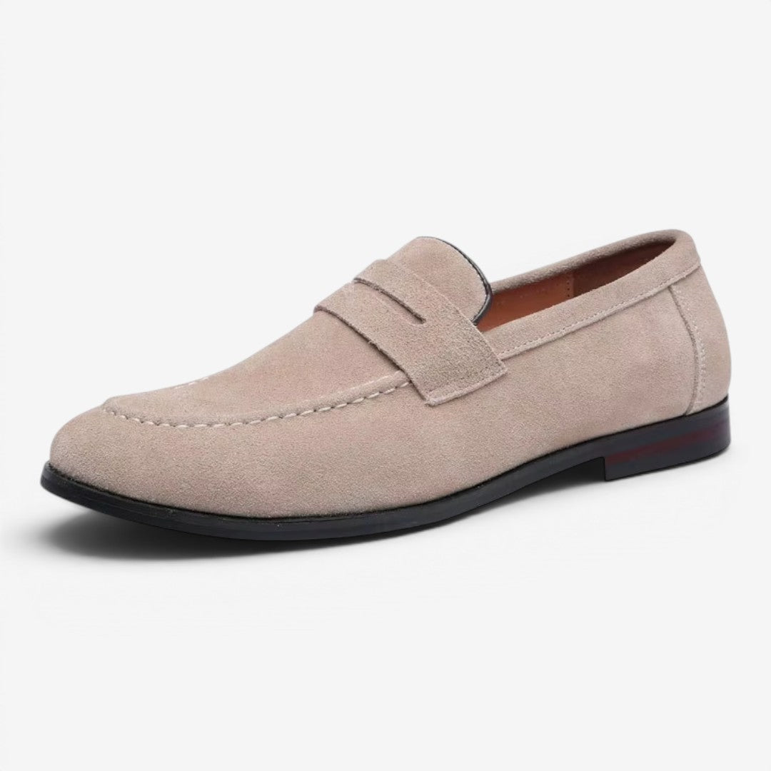 Jorvalore | Men’s Suede Loafers Comfortable Slip-On Shoes for Weddings
