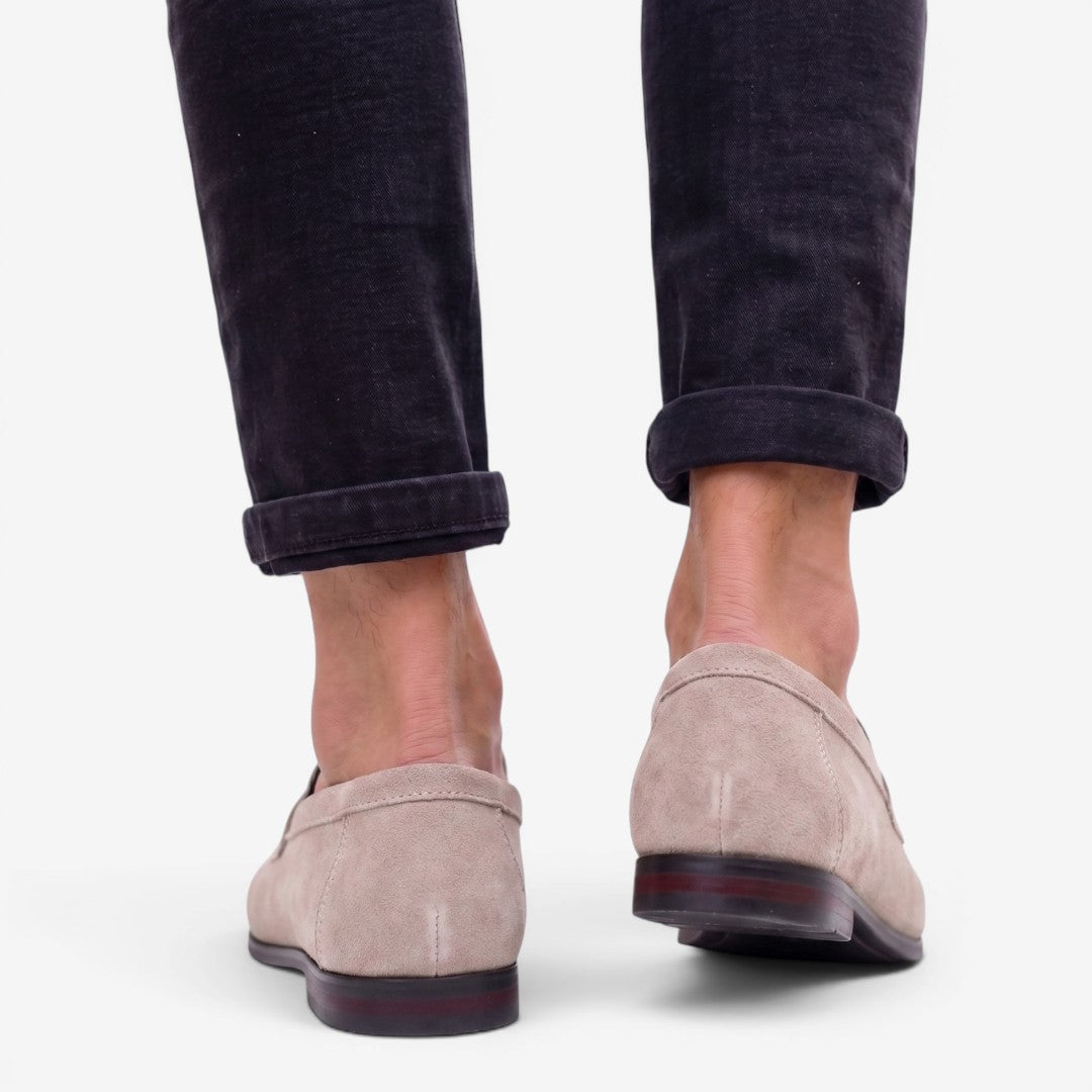 Jorvalore | Men’s Suede Loafers Comfortable Slip-On Shoes for Weddings