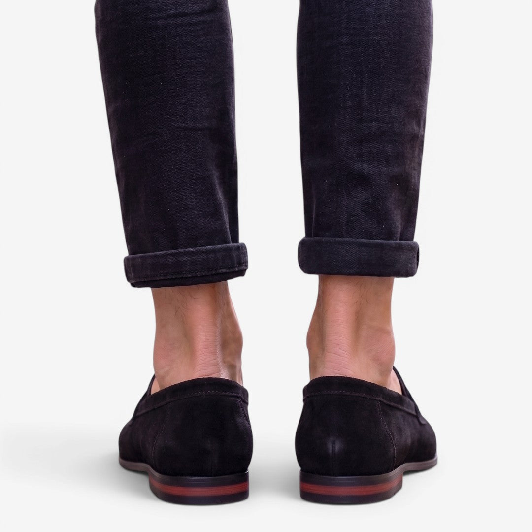 Jorvalore | Men’s Suede Loafers Comfortable Slip-On Shoes for Weddings