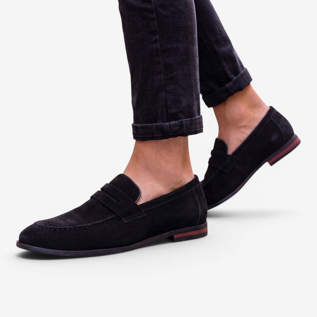 Jorvalore | Men’s Suede Loafers Comfortable Slip-On Shoes for Weddings
