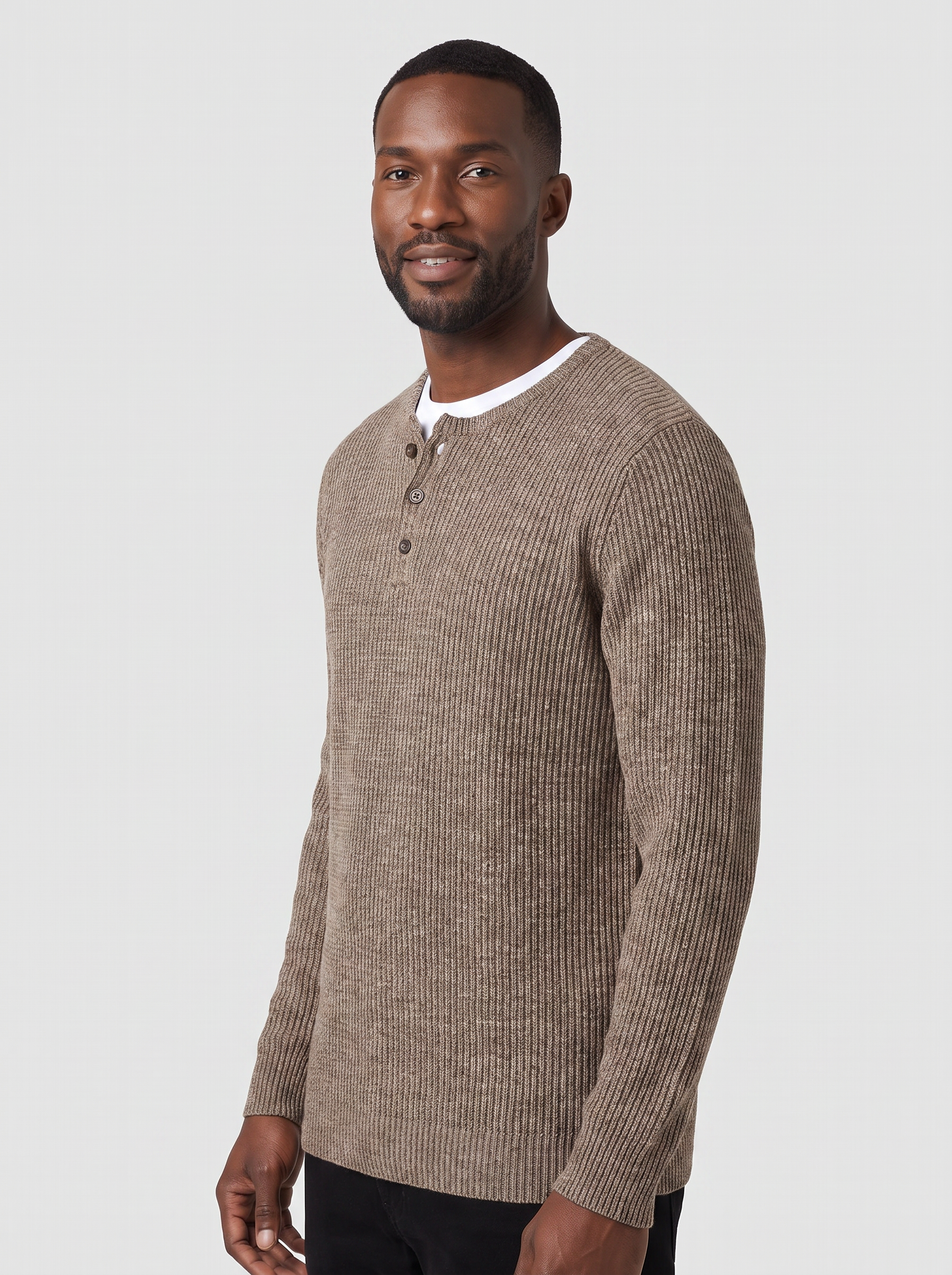 Khaki|three-quarter