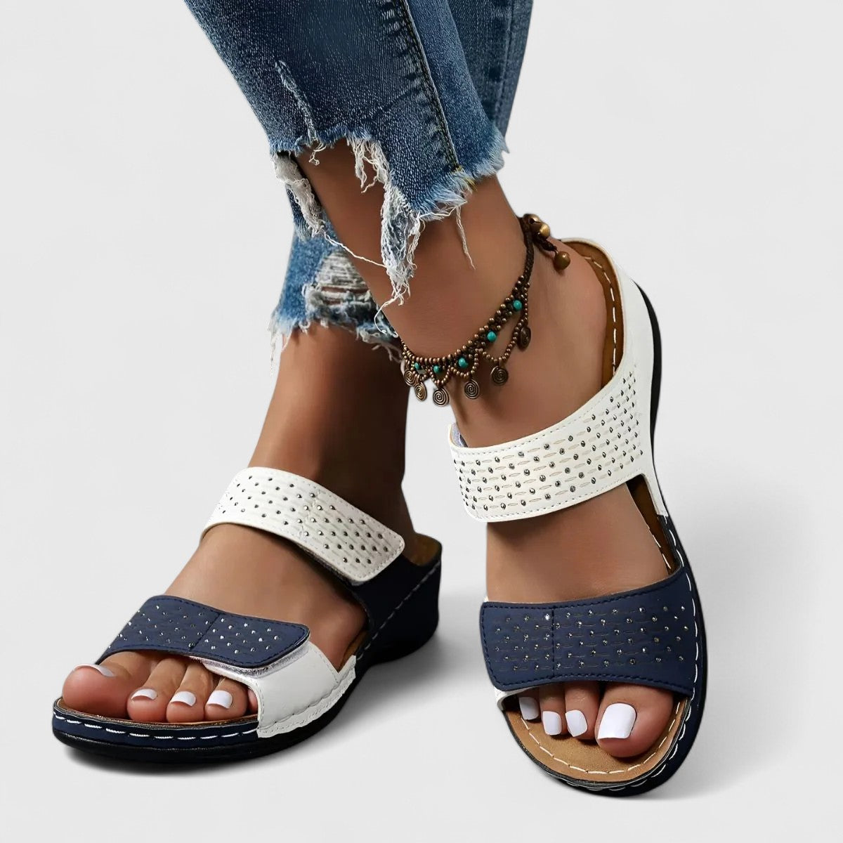 Women's Orthopedic Comfort Sandals | Cushioned | Slip-On | Casual Footwear
