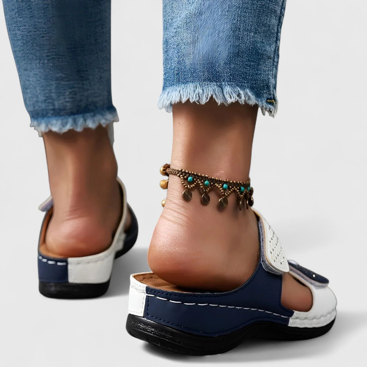 Women's Orthopedic Comfort Sandals | Cushioned | Slip-On | Casual Footwear