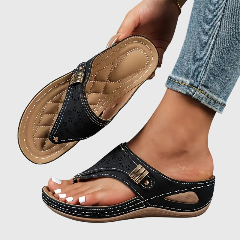 Women's Sandals Orthopedic Slip-On Ergonomic Shock-Absorbing Wedge