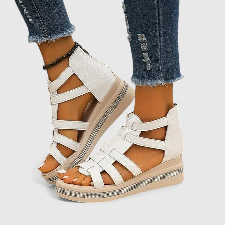 Women's Orthopedic Wedge Sandals Rhinestones Casual