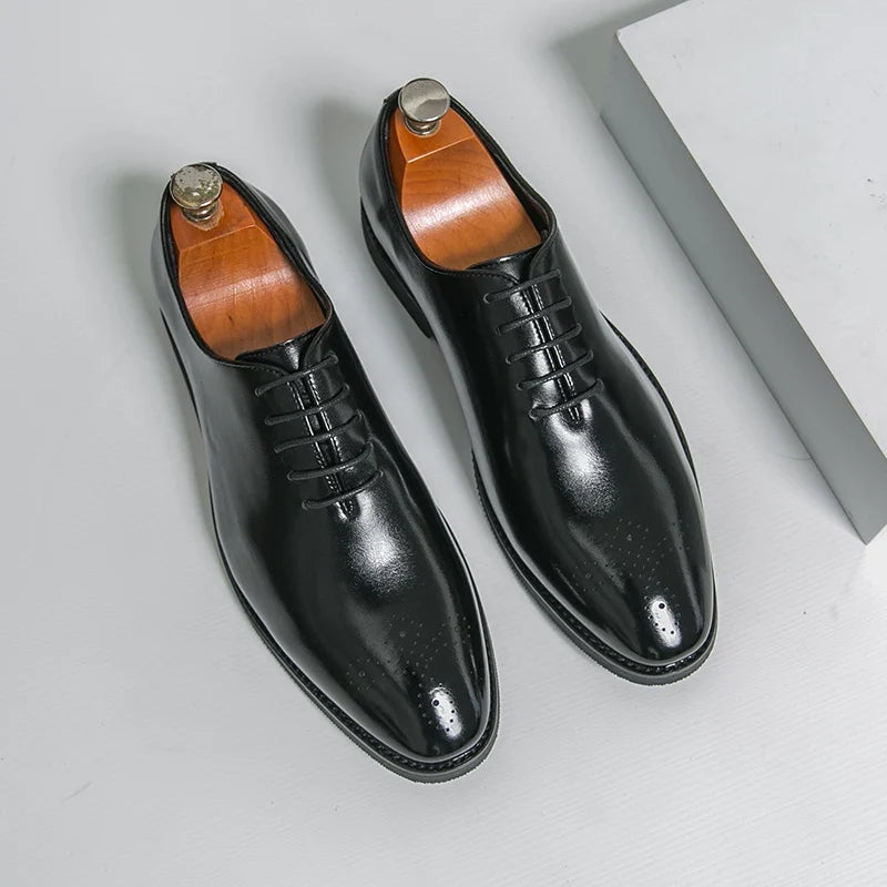 Men's Dress Oxford Shoes Leather Formal Business Casual Office 6