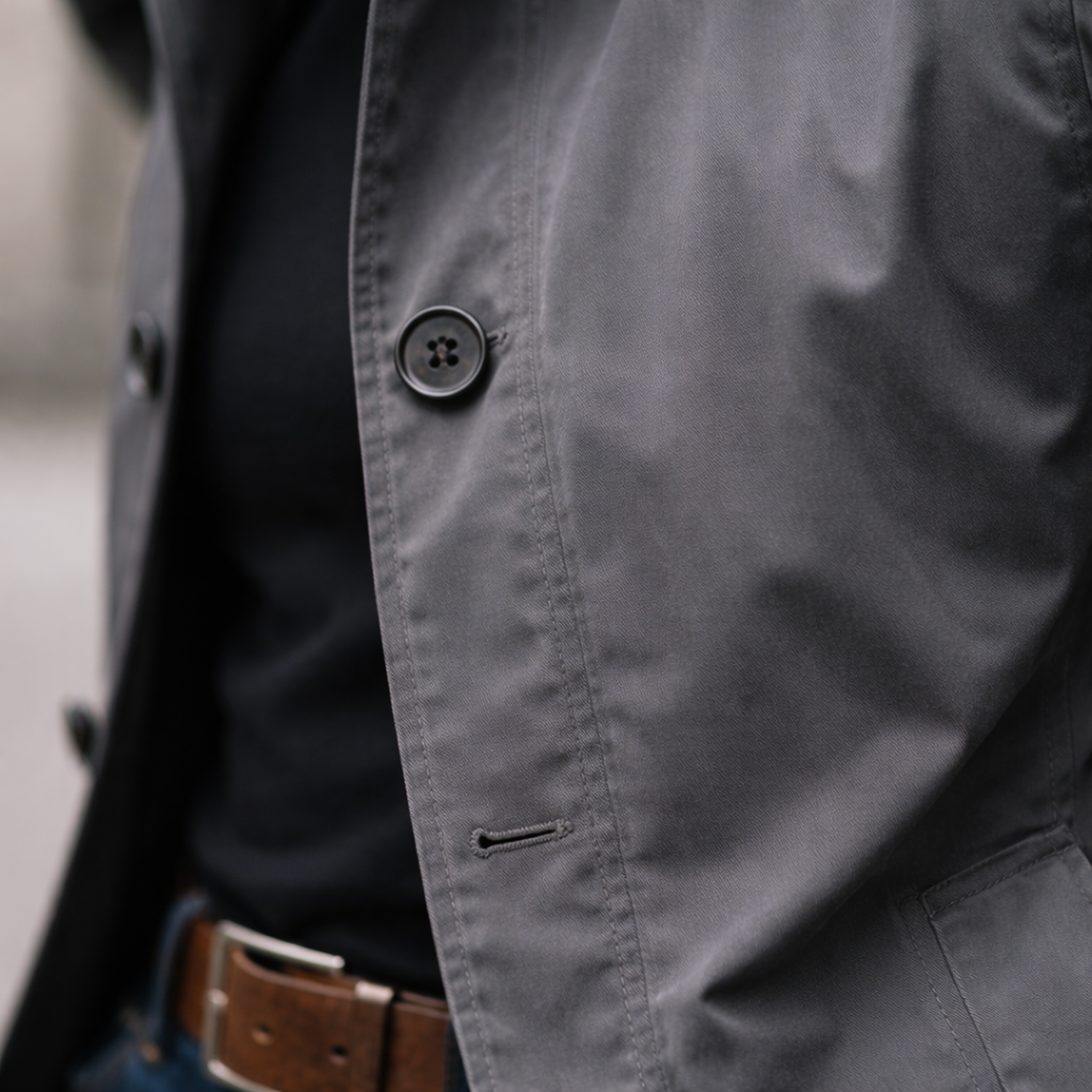 Men's Weather-Resistant Overcoat-Jacket-Mamavea