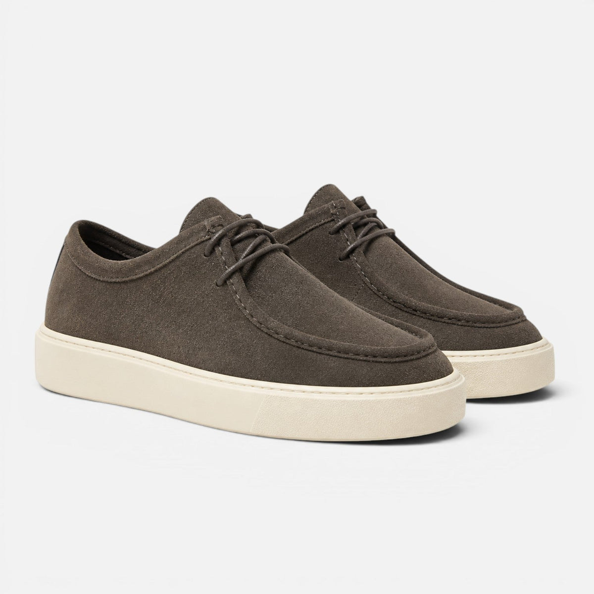 Felorro | Men’s Suede Lace-Up Loafers Comfortable Casual Work Shoes