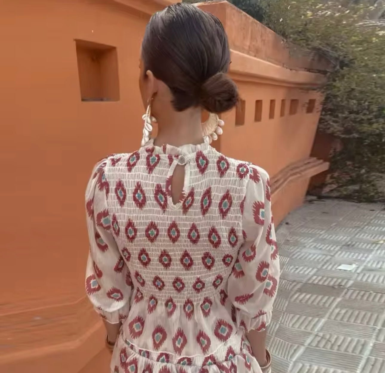 Women's A-Line Mini Summer Dress Floral Print