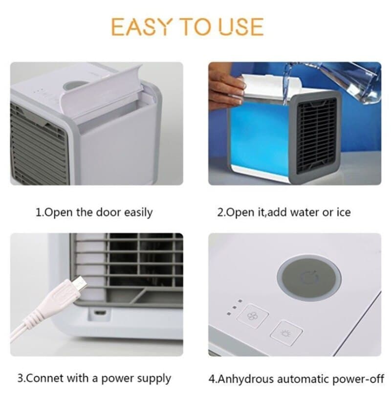 3-in-1 Mobile Air Conditioner Portable Cooling Unit for Home Office