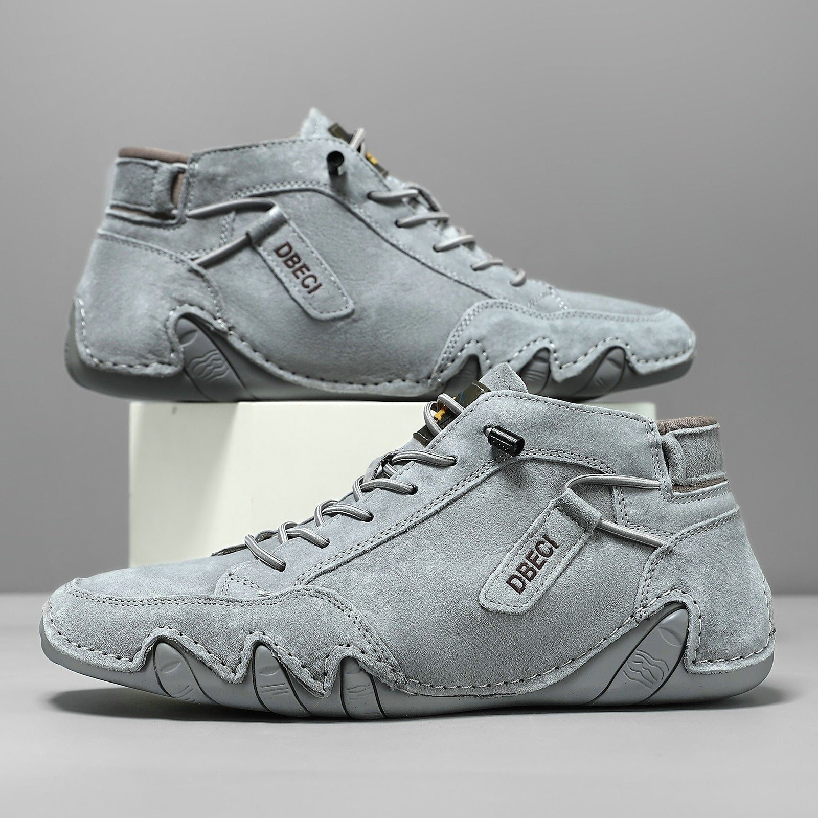 Men's Lace Up Boots with Durable Sole | Casual Footwear