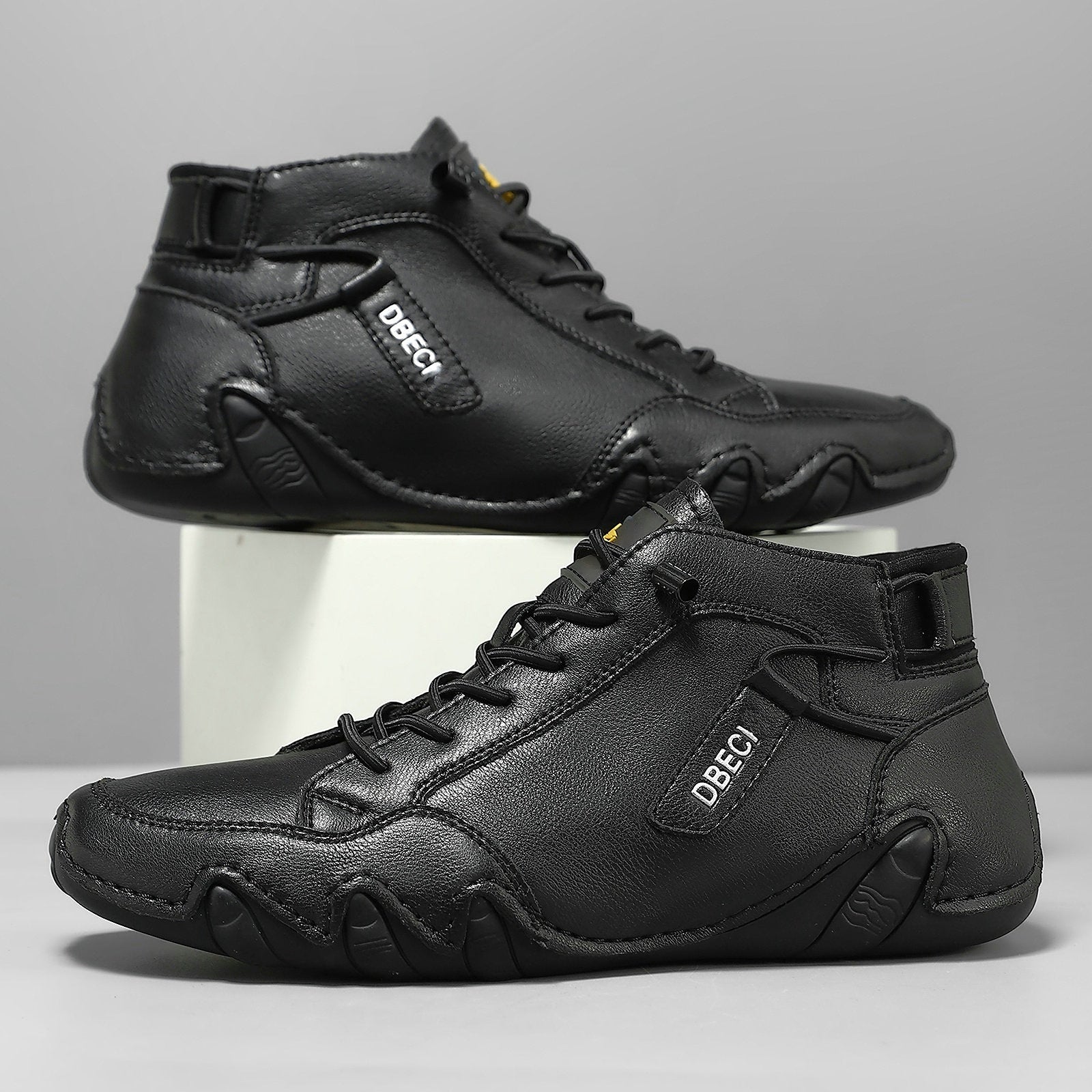 Men's Lace Up Boots with Durable Sole | Casual Footwear