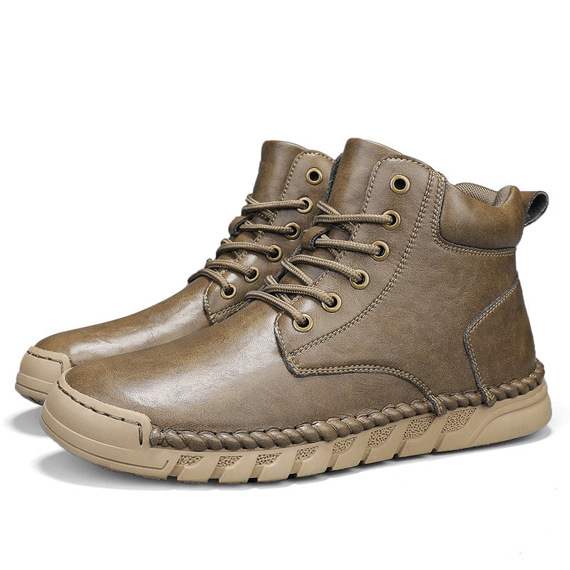 Men's Lace Up Boots Trailblazer Design Casual Footwear
