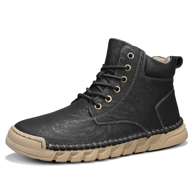 Men's Lace Up Boots Trailblazer Design Casual Footwear