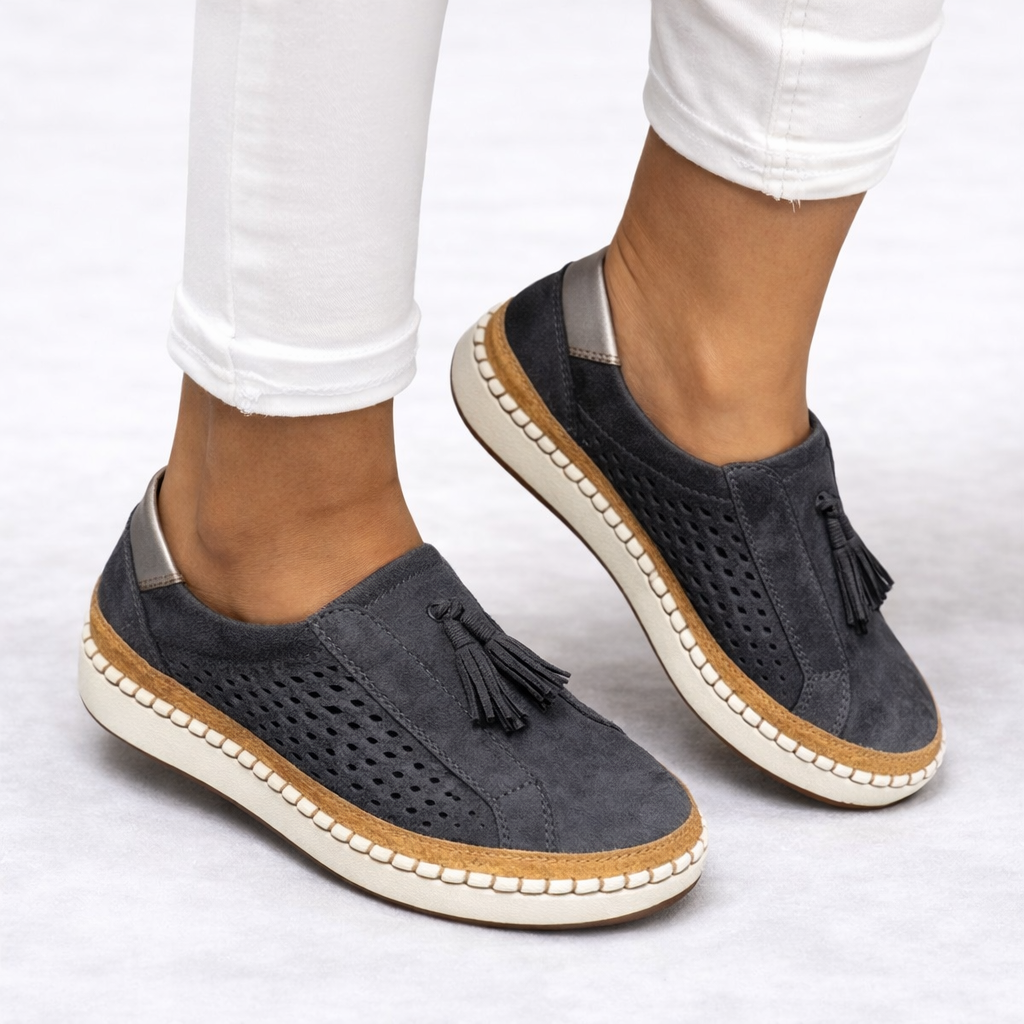 Women's Orthopedic Slip-On Shoes - Supportive Fit, Everyday Comfort