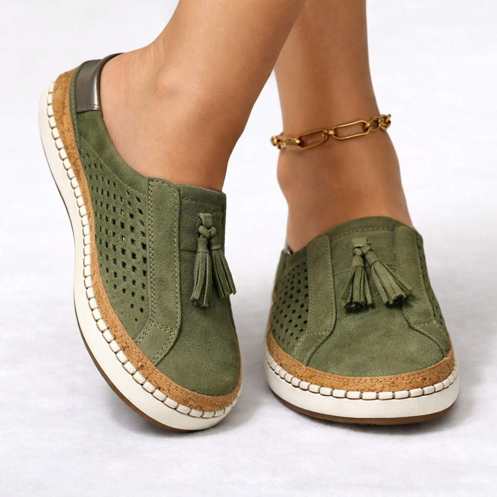Women's Orthopedic Slip-On Shoes - Supportive Fit, Everyday Comfort