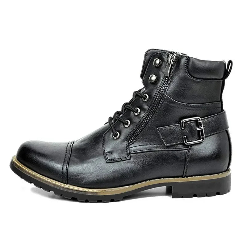 Men's Lace-up Boots | Casual Leather Footwear