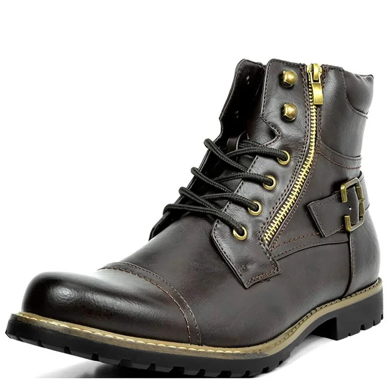 Men's Lace-up Boots | Casual Leather Footwear